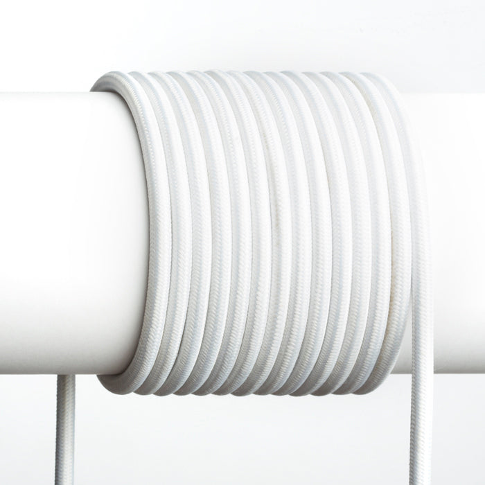 FIT 3x075 1bm textilní kabel bílá