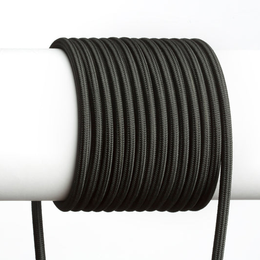 FIT 3x075 1bm textilní kabel černá