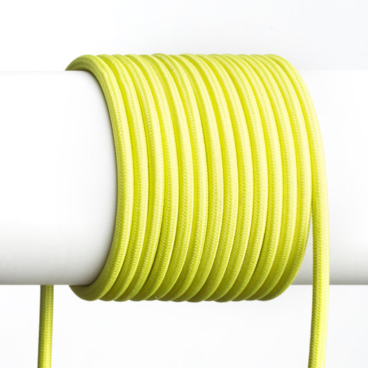 FIT 3x075 1bm textilní kabel limetková
