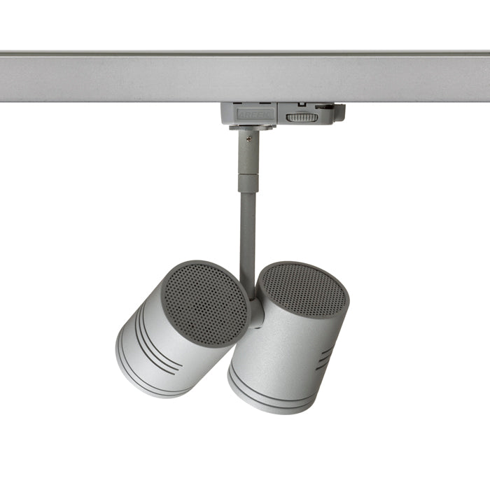 BEEBA II pro tříokr. lištu stříbrnošedá 230V LED GU10 2x8W