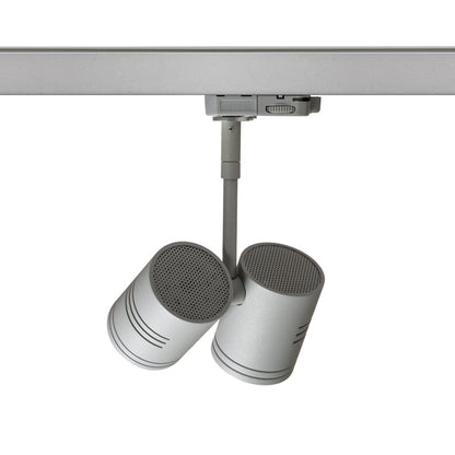 BEEBA II pro tříokr. lištu stříbrnošedá 230V LED GU10 2x8W