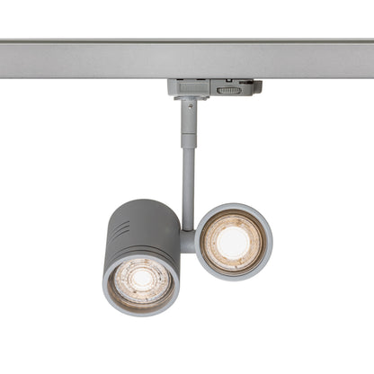 BEEBA II pro tříokr. lištu stříbrnošedá 230V LED GU10 2x8W