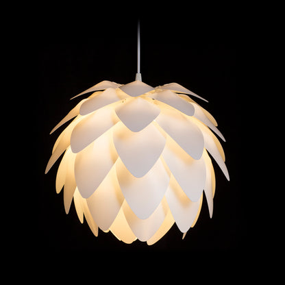 ENCOMBRE závěsná bílé PVC 230V LED E27 15W