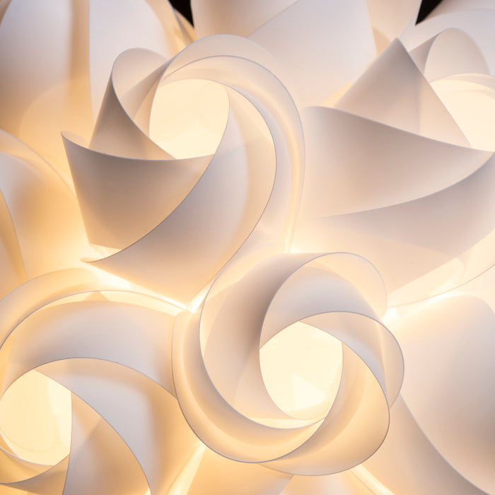 COCO závěsná bílé PVC 230V LED E27 15W