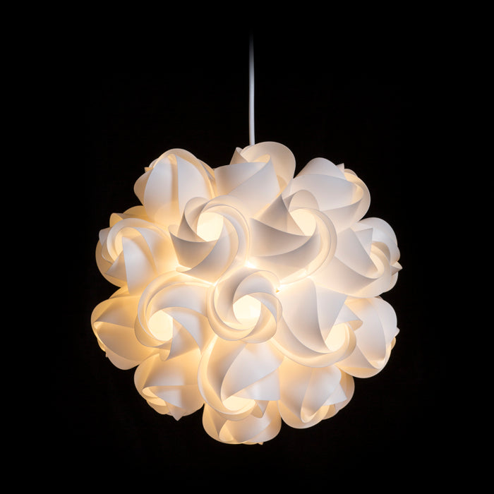 COCO závěsná bílé PVC 230V LED E27 15W