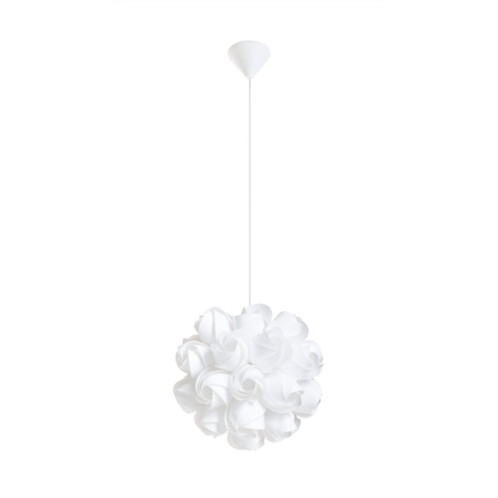 COCO závěsná bílé PVC 230V LED E27 15W