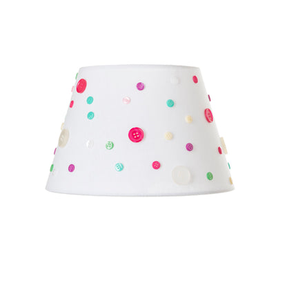 DELISA 25/16 stínidlo bílá knoflíky max. 28W