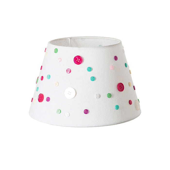 DELISA 25/16 stínidlo bílá knoflíky max. 28W