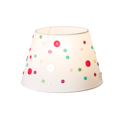 DELISA 25/16 stínidlo bílá knoflíky max. 28W