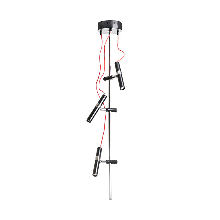 VIPER III stropní černá chrom 230V LED 3x3W 60° 3000K