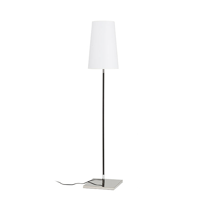 LULU stojanová bílá/černá chrom 230V LED E27 8W