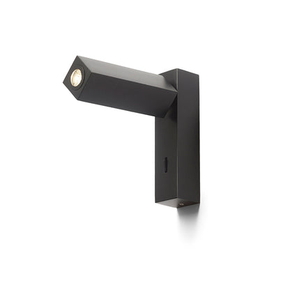 FADO I nástěnná černá 230V LED 3W 45° 4000K