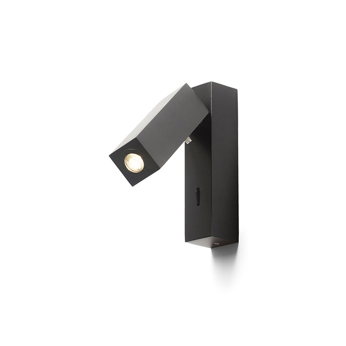 FADO I nástěnná černá 230V LED 3W 45° 4000K