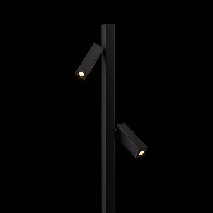 FADO stojanová černá 230V LED 2x3W 45° 3000K