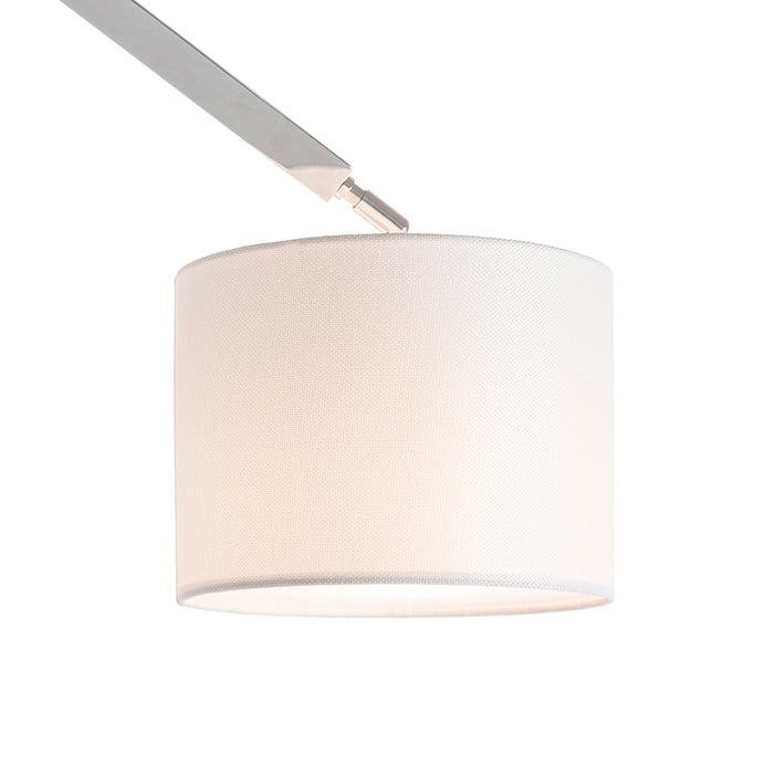 MADISON W nástěnná bílá chrom 230V LED E27 15W