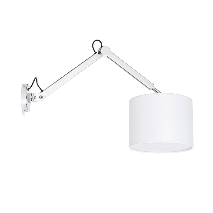 MADISON W nástěnná bílá chrom 230V LED E27 15W