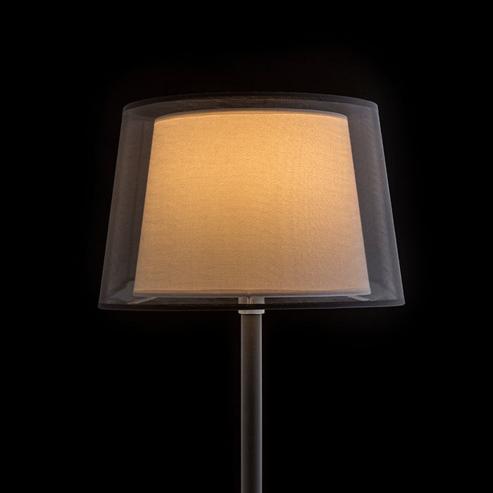 ESPLANADE stolní transparentní černá/bílá chrom 230V LED E27 15W