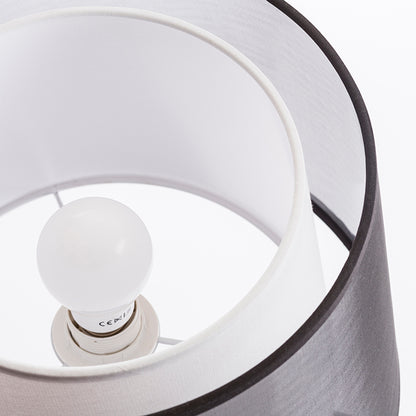 ESPLANADE stolní transparentní černá/bílá chrom 230V LED E27 15W
