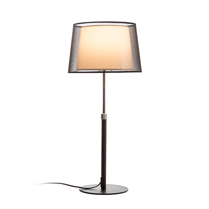 ESPLANADE stolní transparentní černá/bílá chrom 230V LED E27 15W