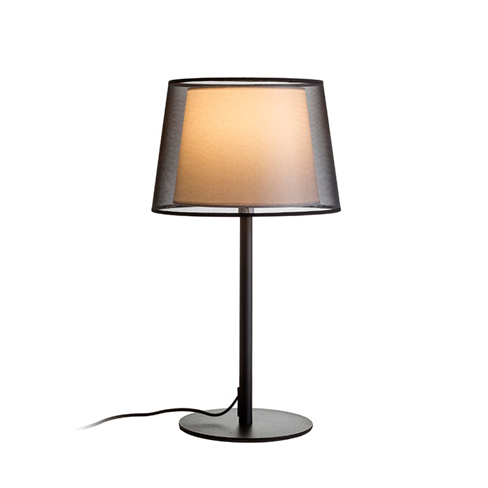 ESPLANADE stolní transparentní černá/bílá chrom 230V LED E27 15W