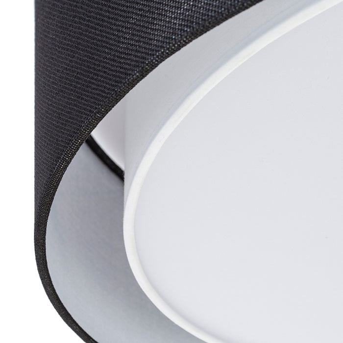 OTIS 50 stropní černá/bílá 230V LED E27 3x15W