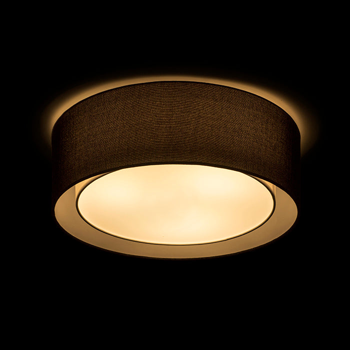 OTIS 50 stropní černá/bílá 230V LED E27 3x15W