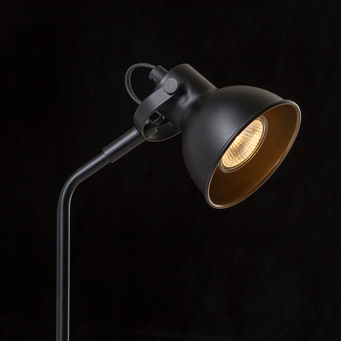 ROSITA stolní černá/zlatá 230V LED GU10 9W