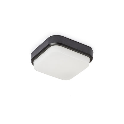TARIS SQ 17 přisazená černá plast 230V LED 8W IP54 3000K