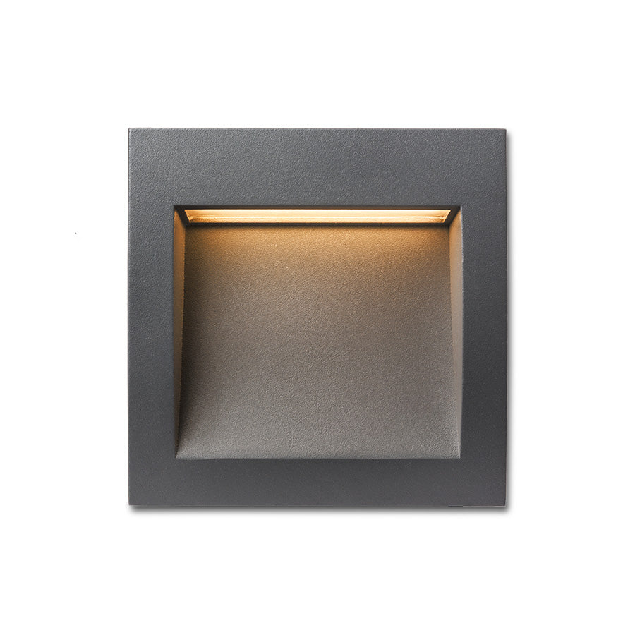 GORDIQ M zápustná antracitová 230V LED 3W IP65 3000K