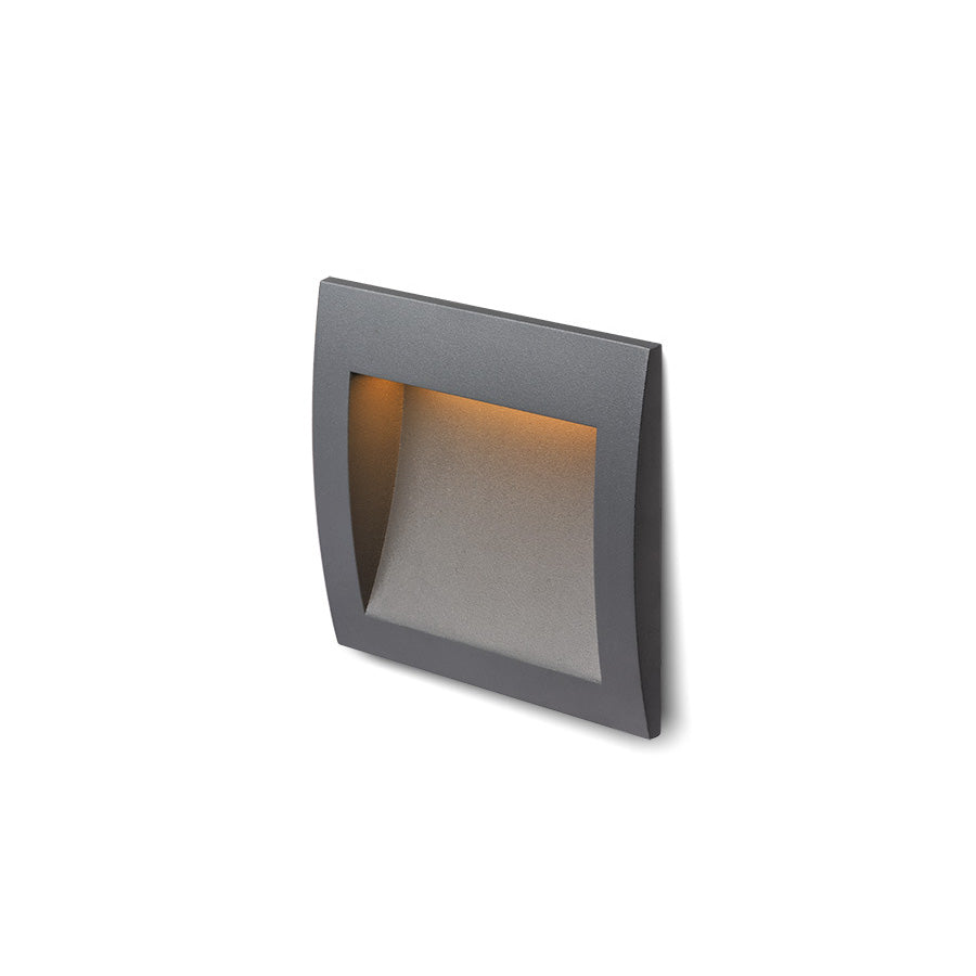 GORDIQ M zápustná antracitová 230V LED 3W IP65 3000K