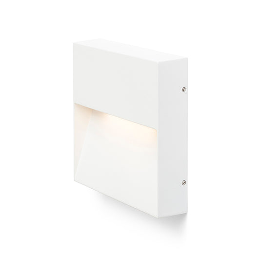 AQILA SQ nástěnná bílá 230V LED 6W IP54 3000K