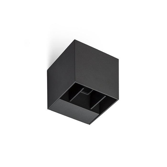 CARRE nástěnná antracitová 230V LED 2x3W IP54 3000K