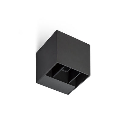 CARRE nástěnná antracitová 230V LED 2x3W IP54 3000K