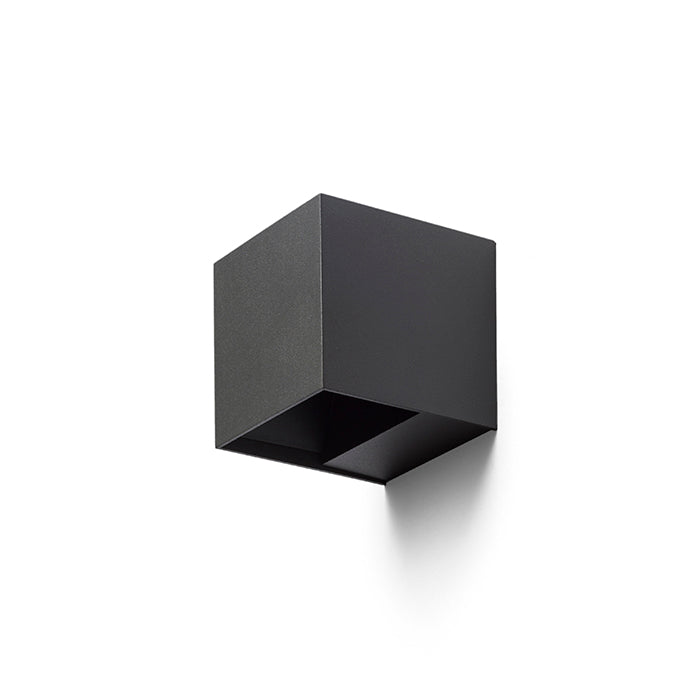 CARRE nástěnná antracitová 230V LED 2x3W IP54 3000K