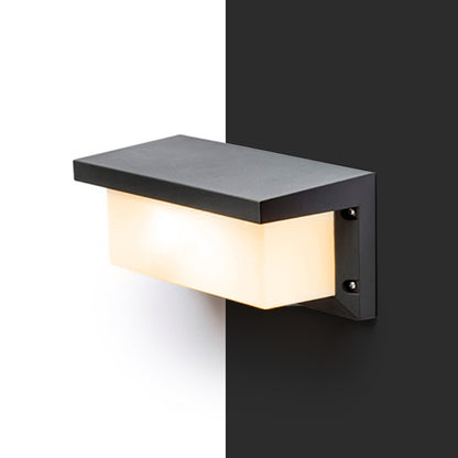 HIDE RC nástěnná antracitová 230V LED E27 15W IP54