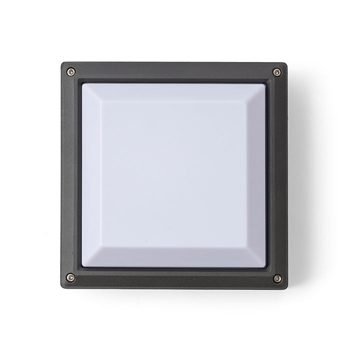 DELTA 215 přisazená antracitová 230V LED E27 15W IP54