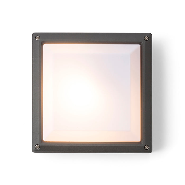 DELTA 215 přisazená antracitová 230V LED E27 15W IP54