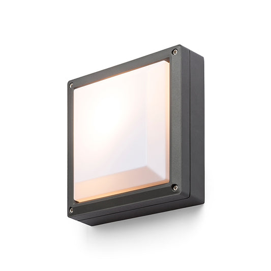 DELTA 215 přisazená antracitová 230V LED E27 15W IP54
