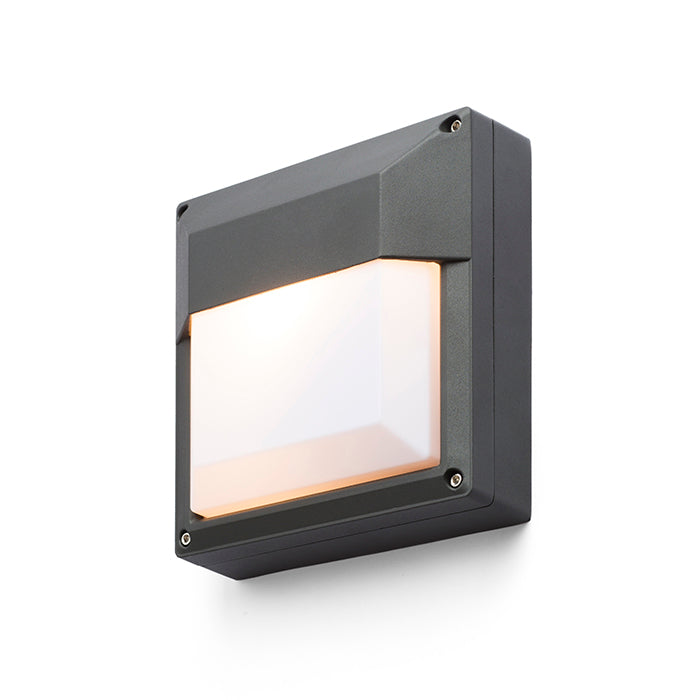 DELTA 215 nástěnná antracitová 230V LED E27 15W IP54
