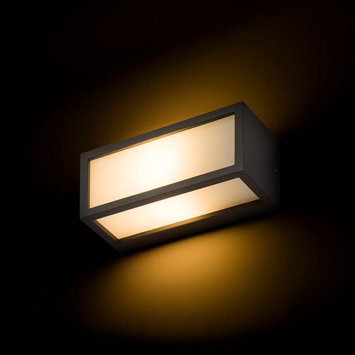 DURANT nástěnná antracitová 230V LED E27 15W IP54