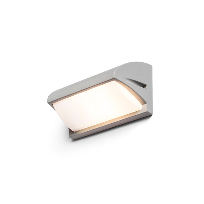 MORA nástěnná stříbrnošedá 230V LED E27 15W IP54