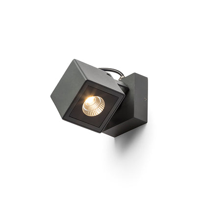 BORA nástěnná antracitová 230V LED 6W 44° IP54 3000K