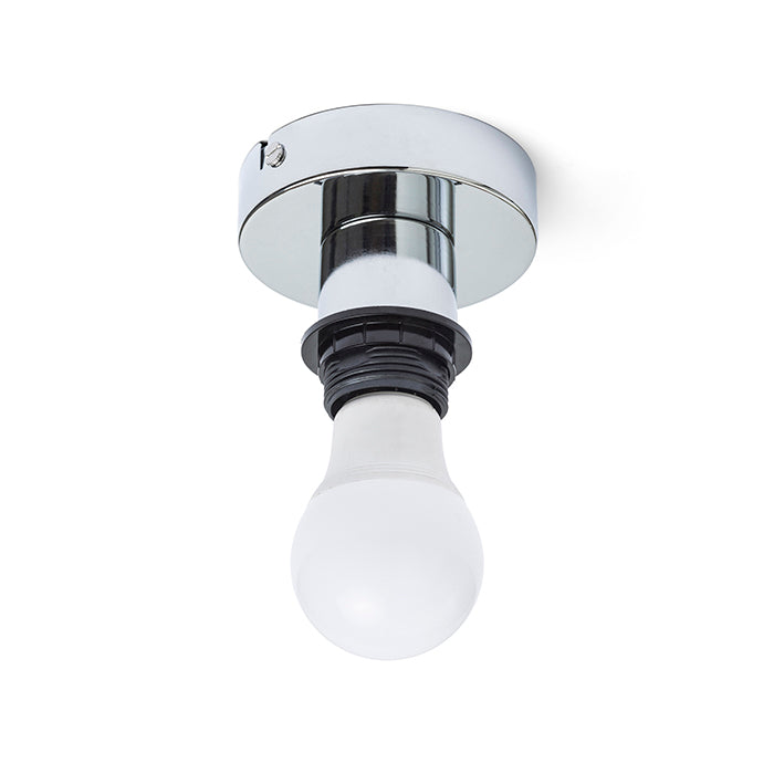 SOLO R stropní základna chrom 230V LED E27 15W