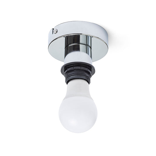 SOLO R stropní základna chrom 230V LED E27 15W
