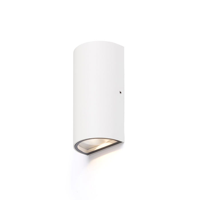 MIDZACK nástěnná bílá 230V LED 2x3W IP54 3000K