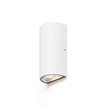 MIDZACK nástěnná bílá 230V LED 2x3W IP54 3000K