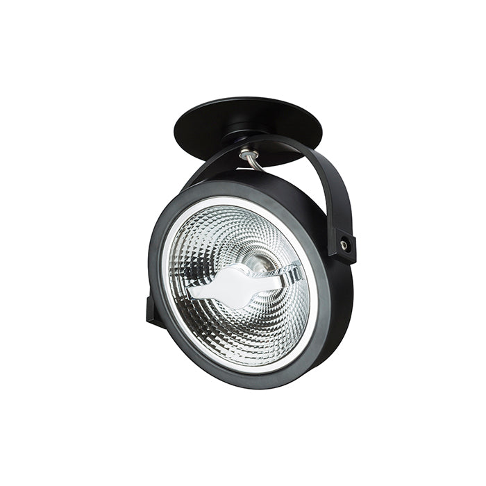 KELLY LED DIMM polozápustná černá 230V LED 12W 24° 3000K