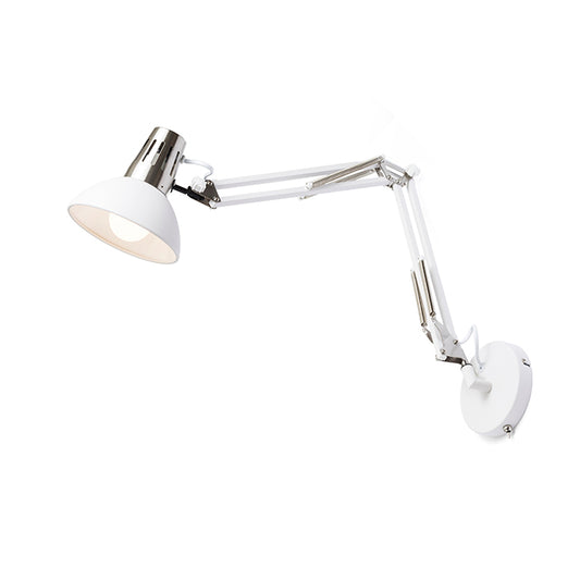 ANTE nástěnná bílá matný nikl 230V LED E27 15W