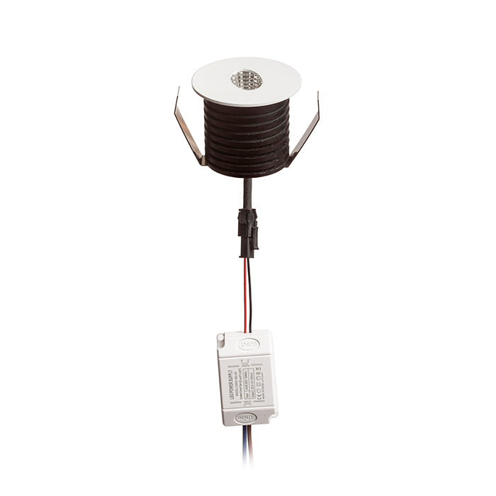 RIO R zápustná bílá 230V LED 3W 22° 3000K