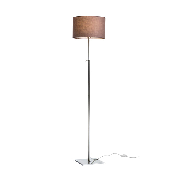 EDIKA stojanová hnědá matný nikl 230V LED E27 15W